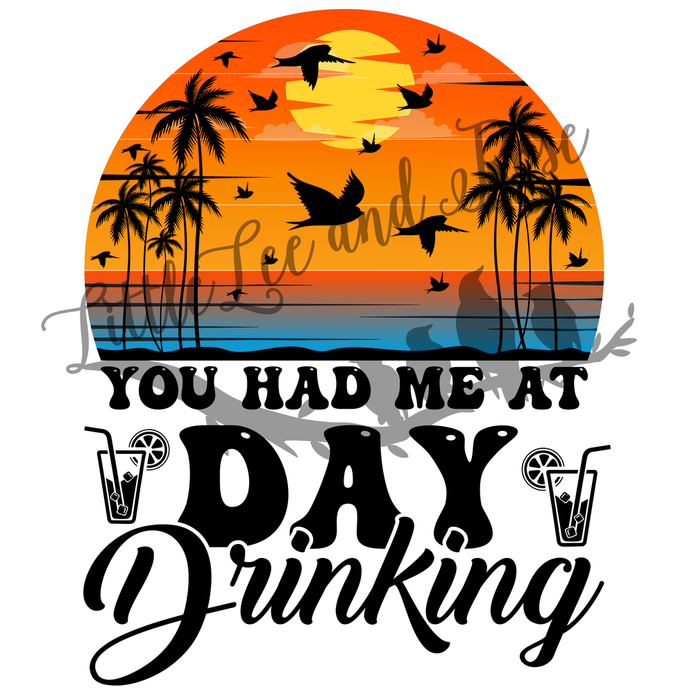 Day Drinking Sublimation Print