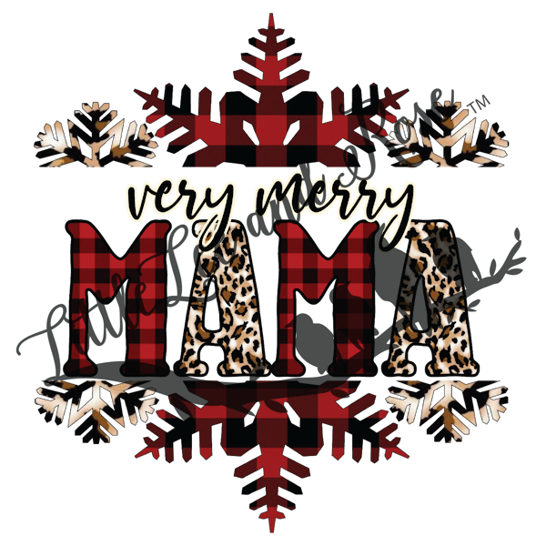 
            
                Load image into Gallery viewer, Very Merry Mama - Sublimation Print
            
        