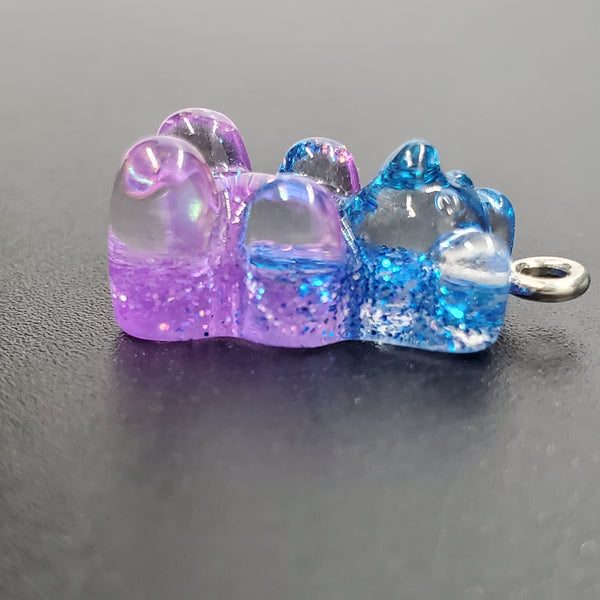 Glitter Gummy Bear Charm