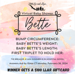 Virtual Baby Shower - Glitterati Style