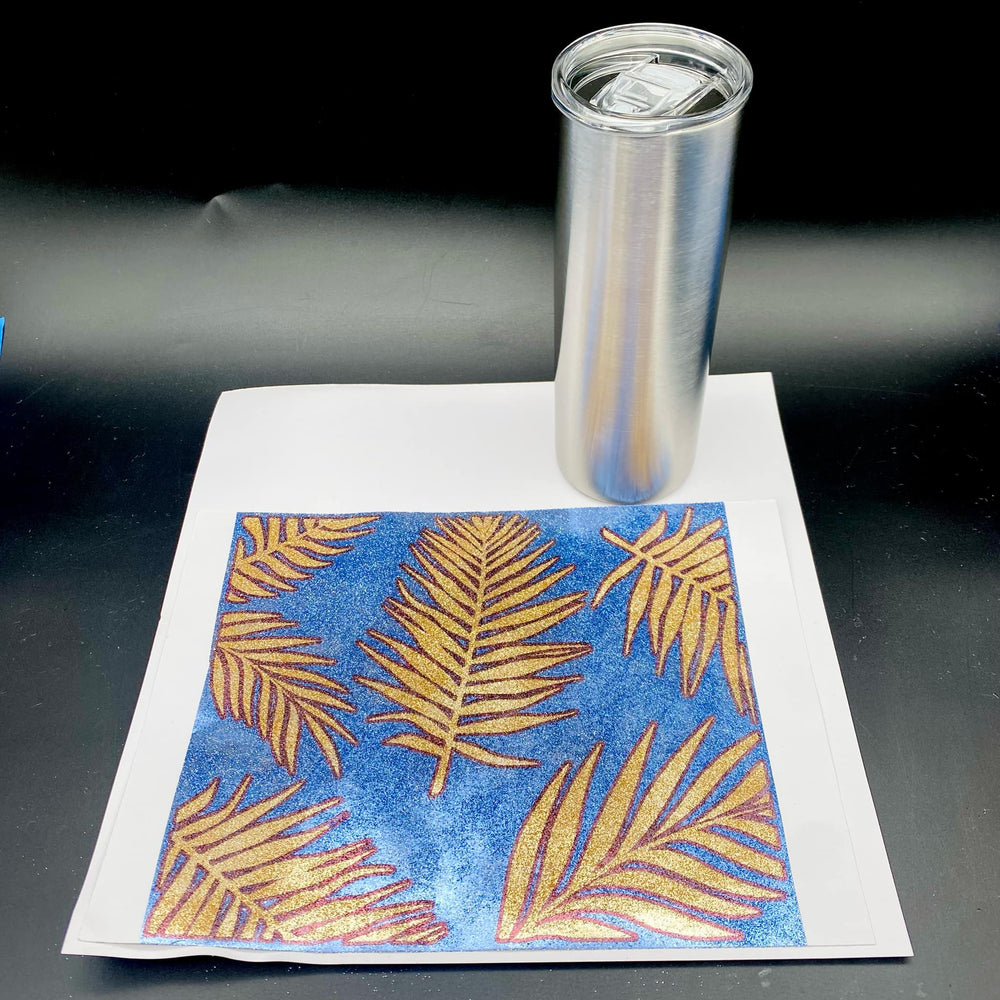 
            
                Load image into Gallery viewer, Glitter by Design - Tropical Leaves GBD - NO TUMBLER
            
        