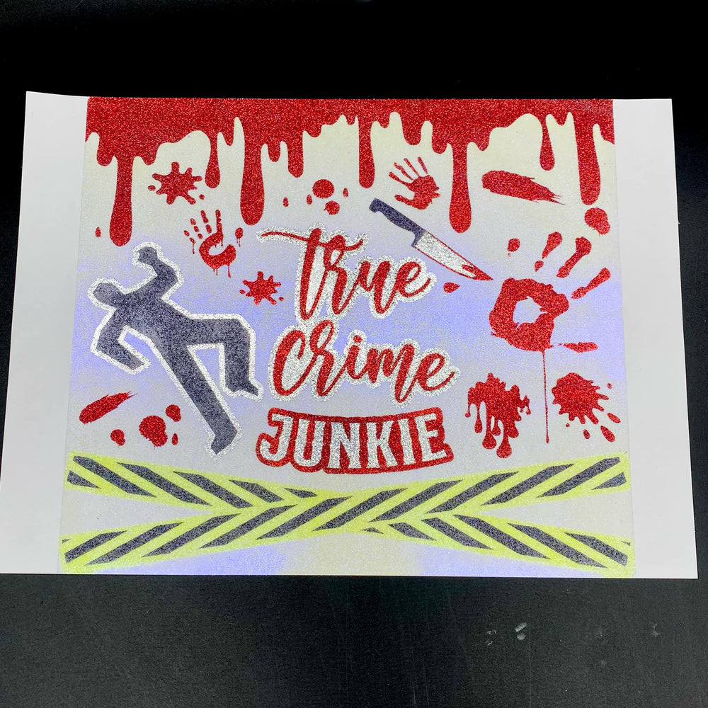 
            
                Load image into Gallery viewer, Glitter by Design - True Crime Junkie GBD - NO TUMBLER
            
        