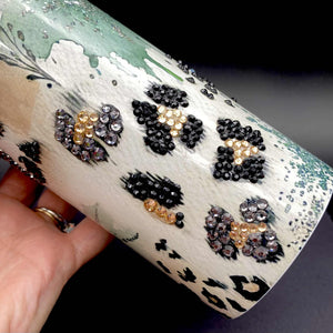 Sublimated 20oz Tumbler - Leopard Feather