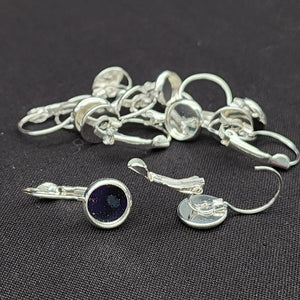 
            
                Load image into Gallery viewer, French Lever Earring Bezels - Set of 10
            
        