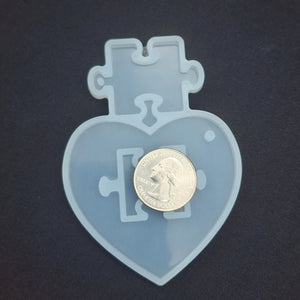 Puzzle Heart Mold