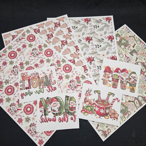 SUBLIMATION DECAL PACK - The Gnome For The Holidays Collection - Pack 2