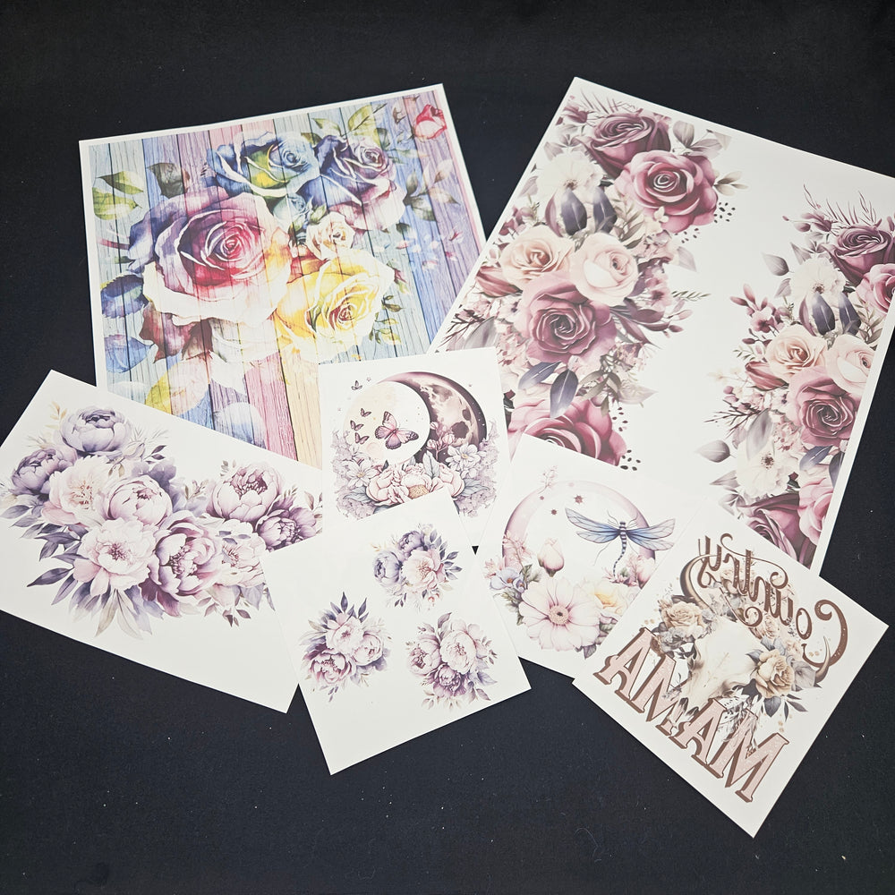 
            
                Load image into Gallery viewer, SUBLIMATION DECAL PACK - The Soft Lilac Mini Collection
            
        