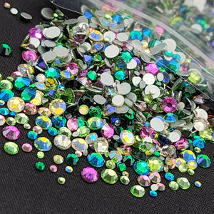 
            
                Load image into Gallery viewer, ✨ The Fancy &amp;amp; Fun Collection - Multicolored Rhinestones GLASS
            
        