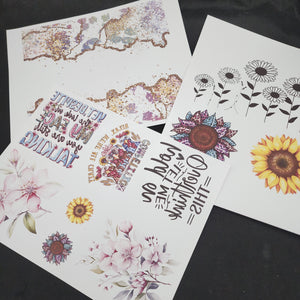 SUBLIMATION DECAL PACK - The Fancy & Fun Collection
