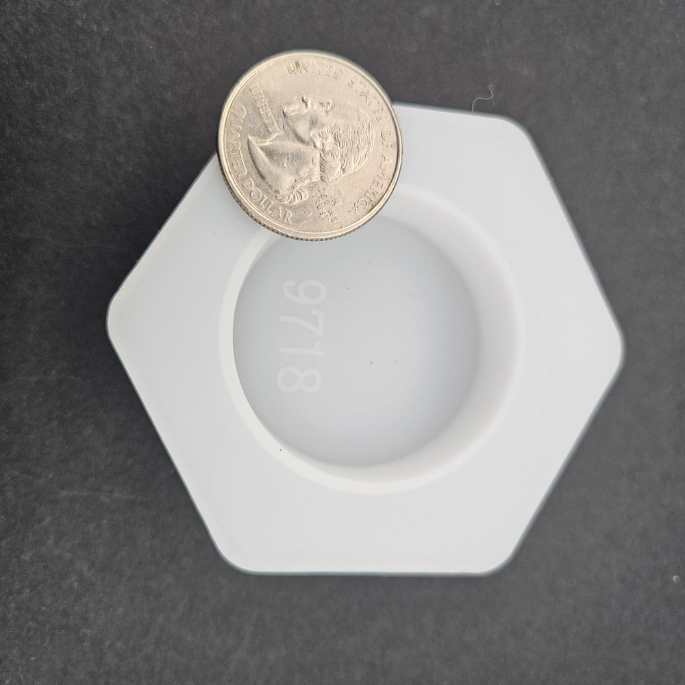 
            
                Load image into Gallery viewer, Hexagon Votive Holder Mold
            
        