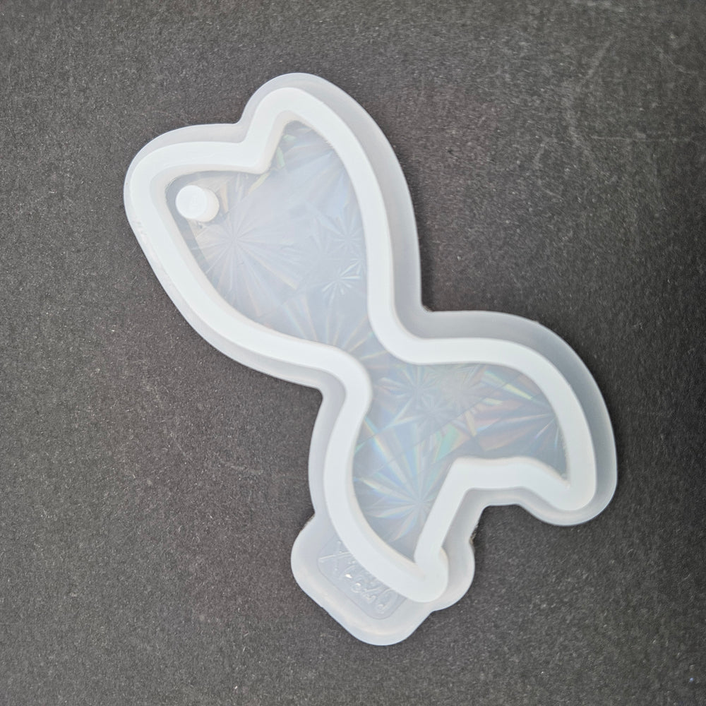 Holographic Mermaid Tail Keychain Mold