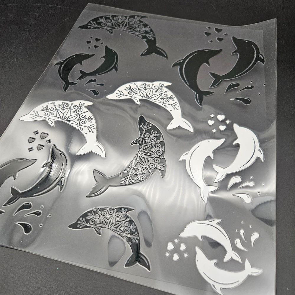 
            
                Load image into Gallery viewer, Dolphin Mandala Instant Transfer Sheet
            
        