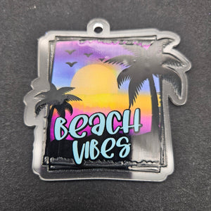 
            
                Load image into Gallery viewer, Keychain &amp;amp; Decal Set - Beach Vibes
            
        