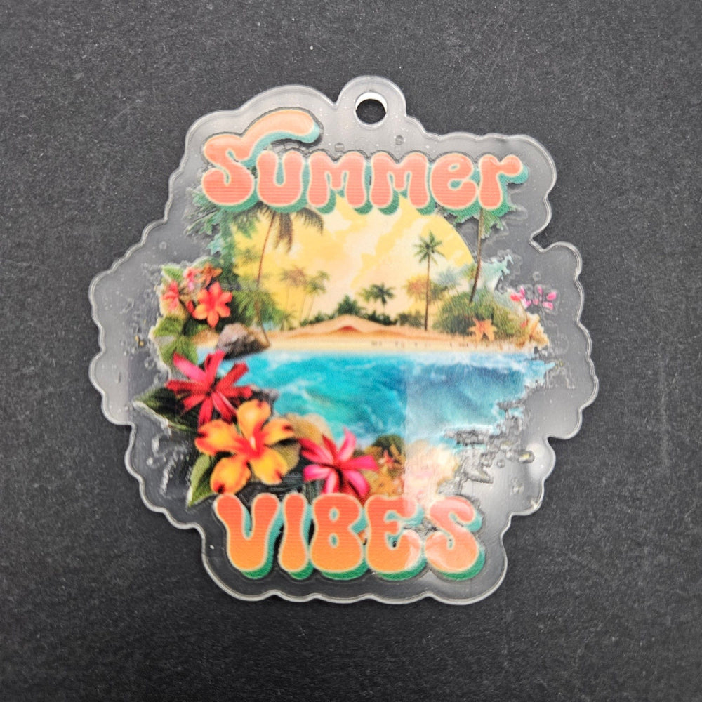 Keychain & Decal Set - Summer Vibes