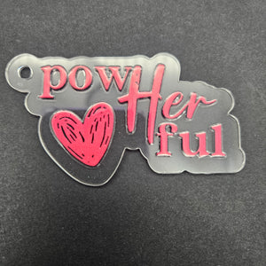 Keychain & Decal Set - PowHERful