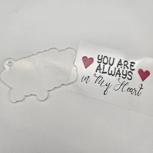 
            
                Load image into Gallery viewer, Keychain &amp;amp; Decal Set - Always In My Heart
            
        