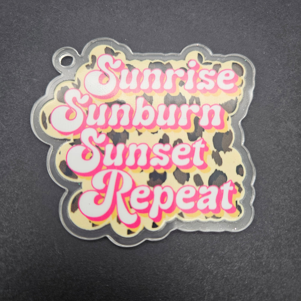 Keychain & Decal Set - Sunrise Sunburn