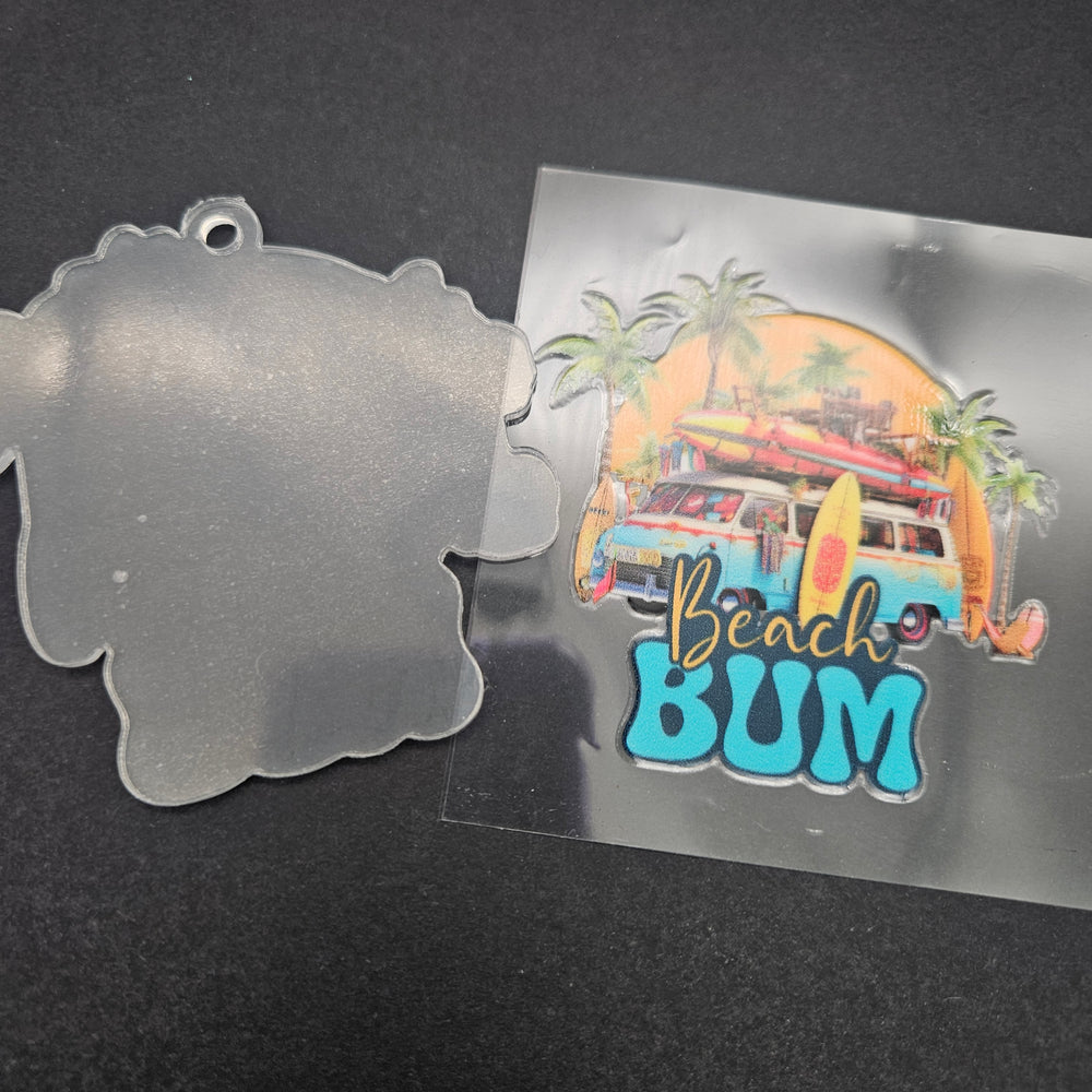 
            
                Load image into Gallery viewer, Keychain &amp;amp; Decal Set - Beach Bum
            
        