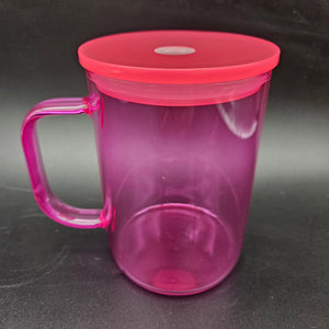 Glass Jelly Mug - Hot Pink