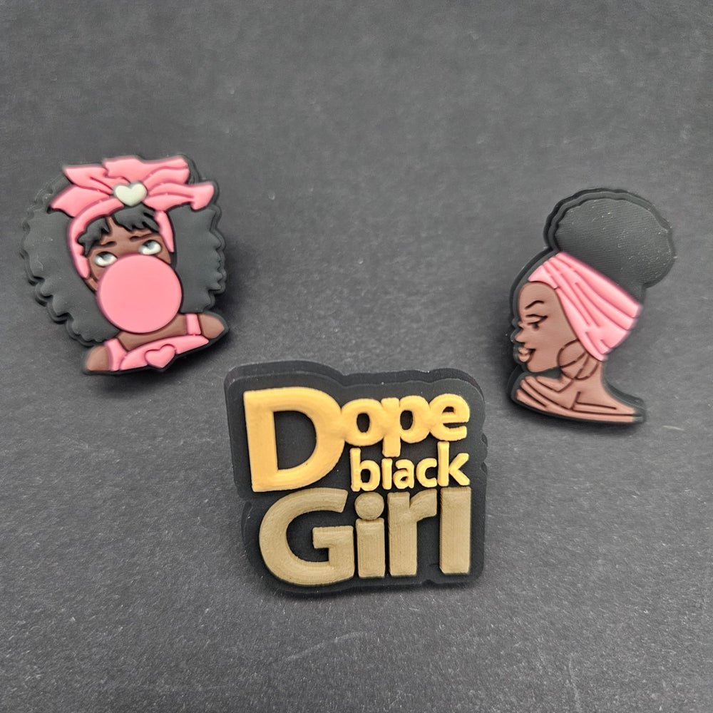 
            
                Load image into Gallery viewer, Straw Snuggler Set - Dope Black Girl
            
        