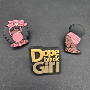 
            
                Load image into Gallery viewer, Straw Snuggler Set - Dope Black Girl
            
        