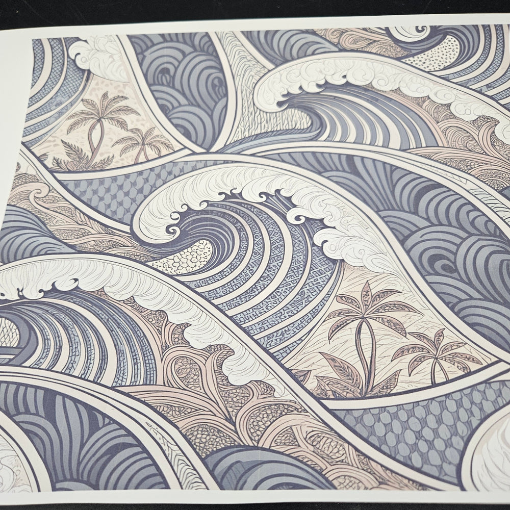
            
                Load image into Gallery viewer, Sublimation Print of 20oz Wrap - Island Waves
            
        