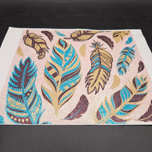 
            
                Load image into Gallery viewer, Glitter by Design - Chic Feathers GBD NO TUMBLER
            
        