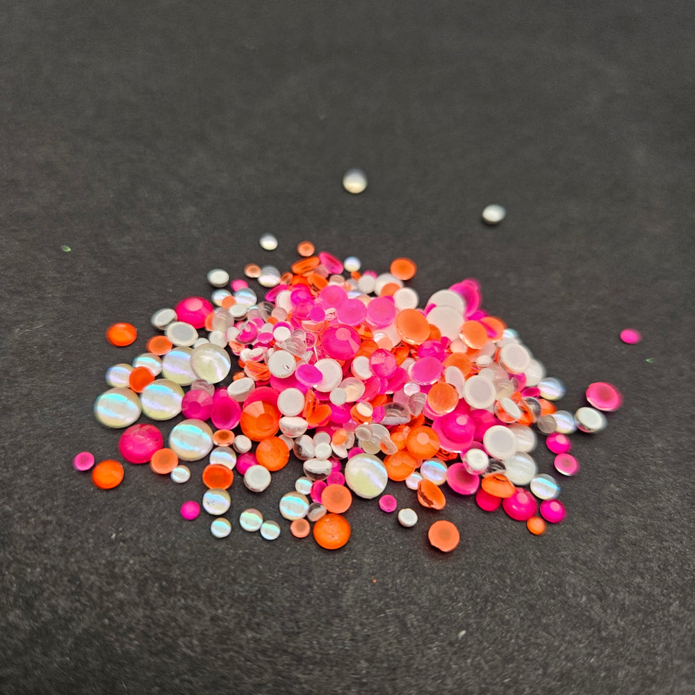 
            
                Load image into Gallery viewer, Multicolored Rhinestone Mix - Neon Party - Glass
            
        