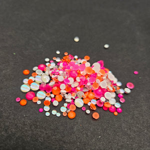 
            
                Load image into Gallery viewer, Multicolored Rhinestone Mix - Neon Party - Glass
            
        