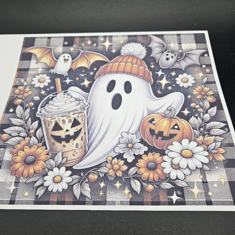 
            
                Load image into Gallery viewer, Sublimation Print of 20oz Wrap - Just a Ghost
            
        