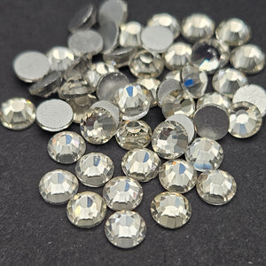 Single Color Rhinestones - Crystal - GLASS