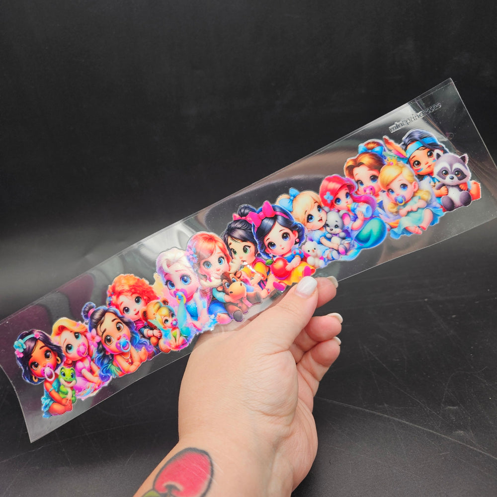 
            
                Load image into Gallery viewer, Mini Princesses Wrap UV-DTF
            
        