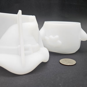 
            
                Load image into Gallery viewer, Spooky 2-Piece Votive Holder Mold
            
        