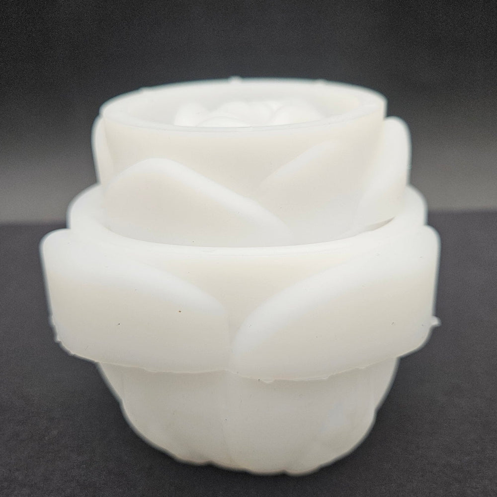 
            
                Load image into Gallery viewer, 2-Piece Rose Candle Holder Mold
            
        
