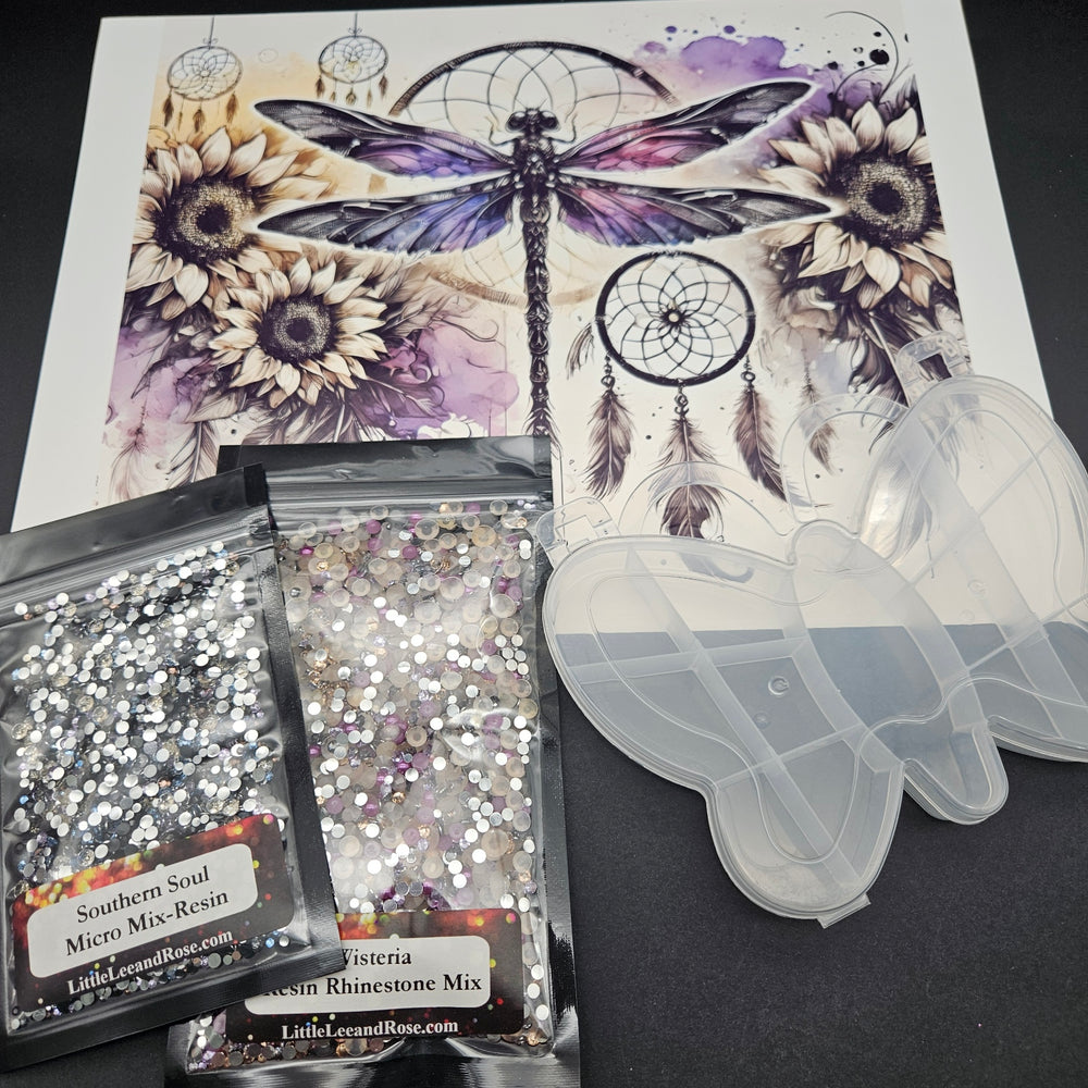 
            
                Load image into Gallery viewer, Violet Dreams - Resin Rhinestone Tumbler Bundle
            
        