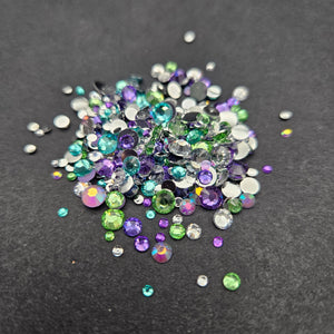 
            
                Load image into Gallery viewer, Multicolored Rhinestone Mix - Secret Garden - RESIN
            
        