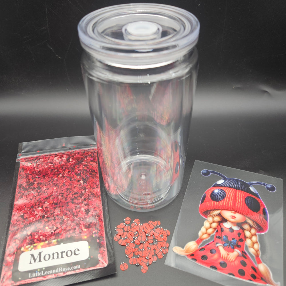 
            
                Load image into Gallery viewer, Snow Globe Tumbler Bundle - Ladybug Love
            
        