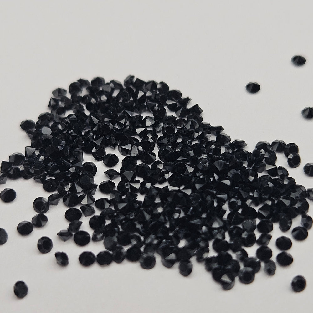 
            
                Load image into Gallery viewer, Single Color Resin Rhinestones - Black Jelly - ss4
            
        