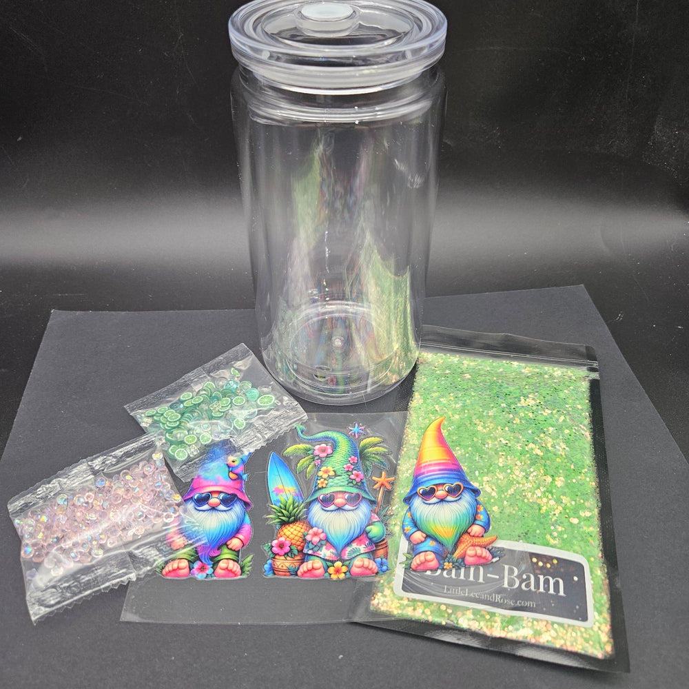 
            
                Load image into Gallery viewer, Snow Globe Tumbler Bundle - Vacation Gnomes
            
        