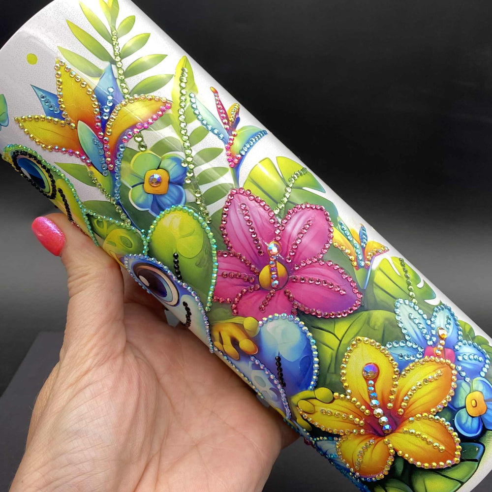 Sublimation Print of 20oz Wrap - Tropical Friends