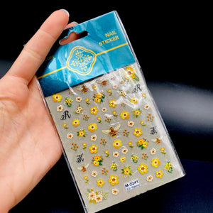 Mini Stickers - Flowers & Bees