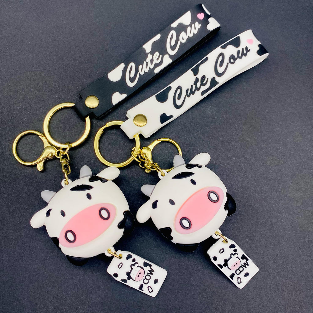 
            
                Load image into Gallery viewer, Cute Cow Keychain
            
        