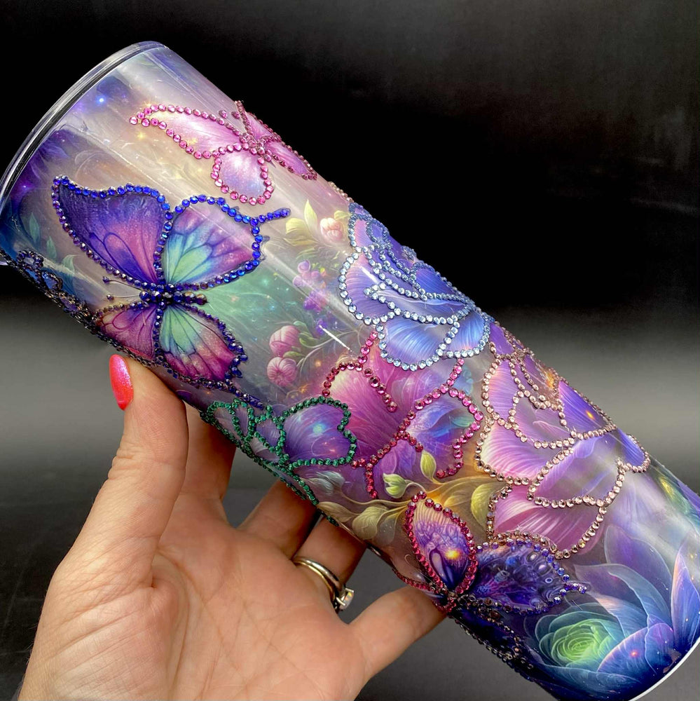 Sublimation Print of 20oz Wrap - Royal Garden