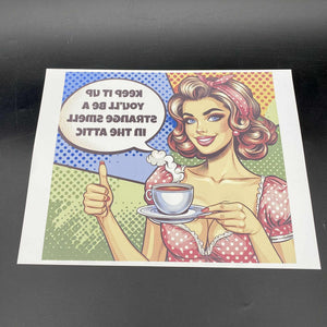 Sublimation Print of 20oz Wrap - Strange Smell