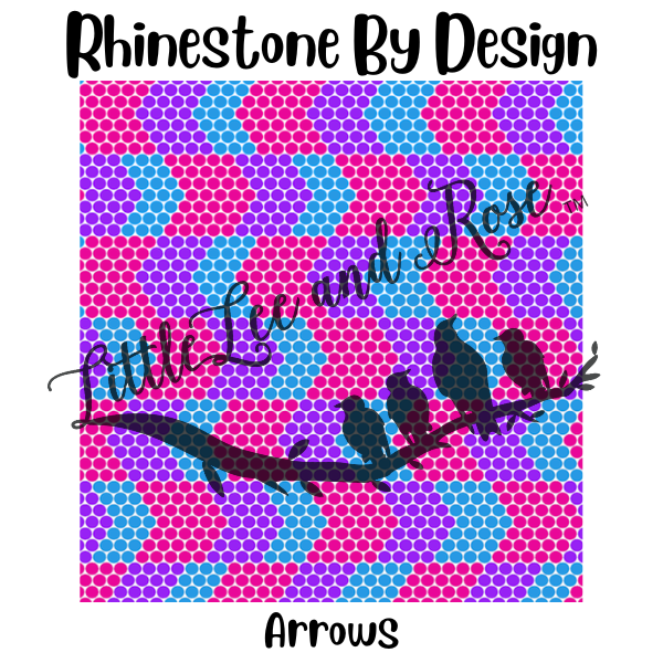 
            
                Load image into Gallery viewer, Pre-Sublimated 20oz Tumbler of Rhinestone by Design - Arrows RBD
            
        