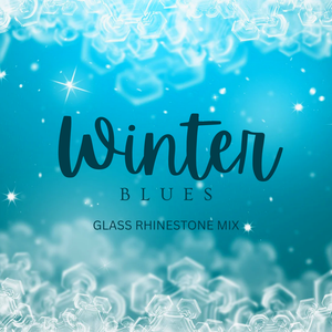 
            
                Load image into Gallery viewer, Multicolored Rhinestone Mix - Winter Blues - Glass
            
        