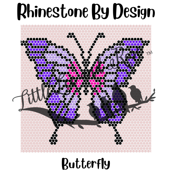 
            
                Load image into Gallery viewer, Sublimation Print of Rhinestone by Design - Butterfly
            
        