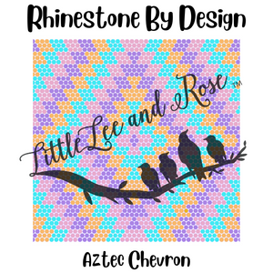 Printed Vinyl of Rhinestone by Design - Aztec Chevron
