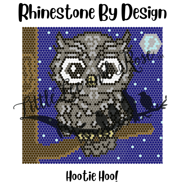 
            
                Load image into Gallery viewer, Sublimation Print of Rhinestone by Design - Hootie Hoot!
            
        