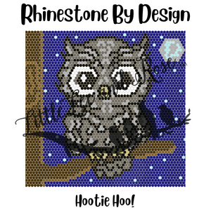 
            
                Load image into Gallery viewer, Sublimation Print of Rhinestone by Design - Hootie Hoot!
            
        